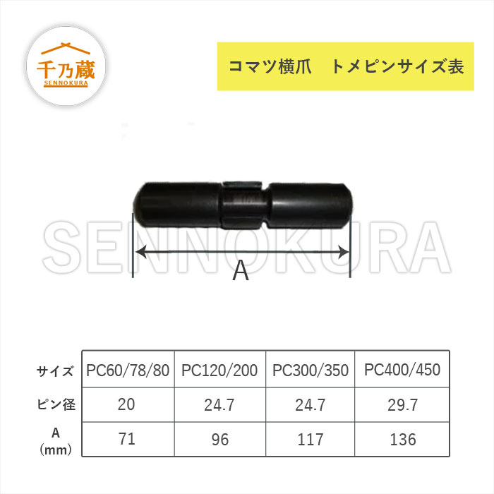 ツース盤(平爪) コマツ用横ピン 5枚セット ワイド幅 PC200〜 / 建設 ...